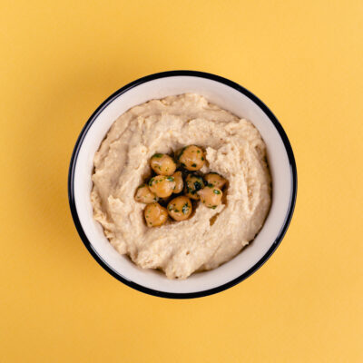 Houmous et chips