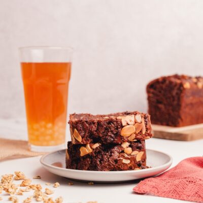 Cake chocolat vegan avec amandes